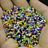 Glass seed beads